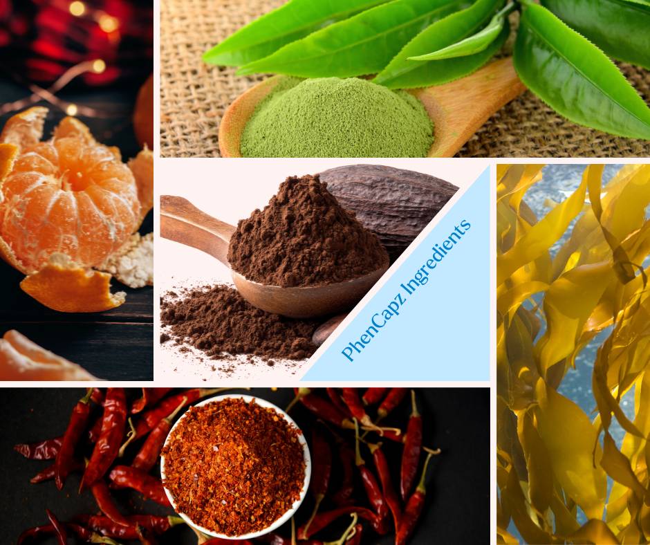 Natural Ingredients included in PhenCapz